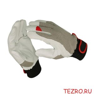 Кожаные комбинированные перчатки "EKO-42" 
